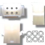 Prise molex femelle 6 contacts  0.100"
