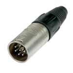 Connecteur Neutrik XLR mâle 6 contacts