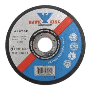 Meule pour rectifieuse 5" pour métal et acier