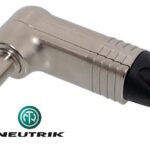 Connecteur Neutrik 1/4" mâle mono à 90 degrés