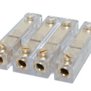 Terminal d'union plat 4 connections 10-12 AWG