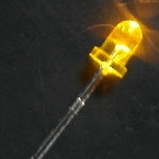 DEL jaune 3 mm 2 Volts
