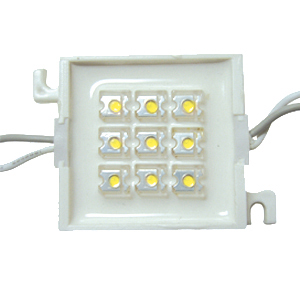 Carré imperméable de 9 DELs bleues 12 VDC