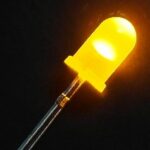 Del jaune 5 mm - 2 Volts
