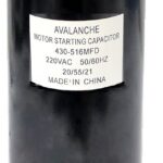 Condensateur pour moteur 220 VAC 430-516 uF