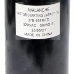 Condensateur pour moteur 220 VAC, 378-454 uF