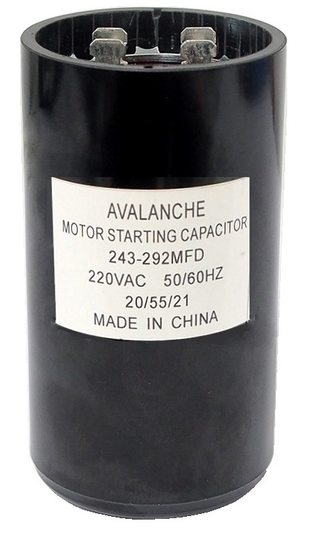 Condensateur pour moteur 220 VAC 243-292 uF