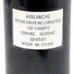 Condensateur pour moteur 220 VAC, 130-156 uF