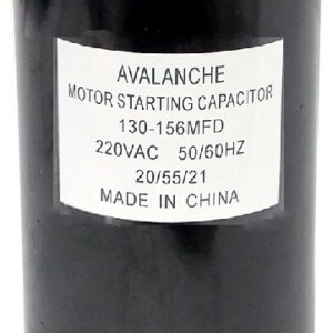 Condensateur pour moteur 220 VAC, 130-156 uF