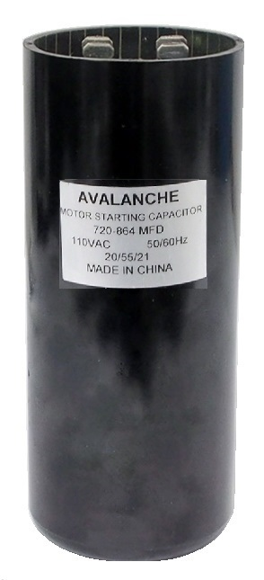Condensateur pour moteur 125 VAC 720-864 uF