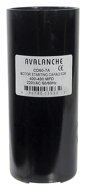 Condensateur pour moteur 220 VAC, 400-480 uF