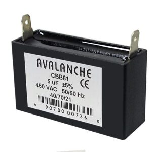 Condensateur pour ventilateur 400 VAC, 5.0 uF