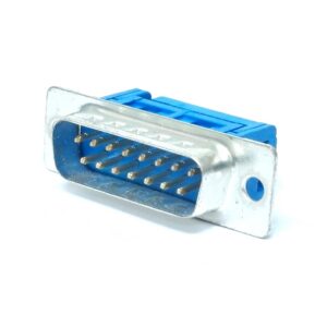 Connecteur 15 contacts mâle pour câble plat