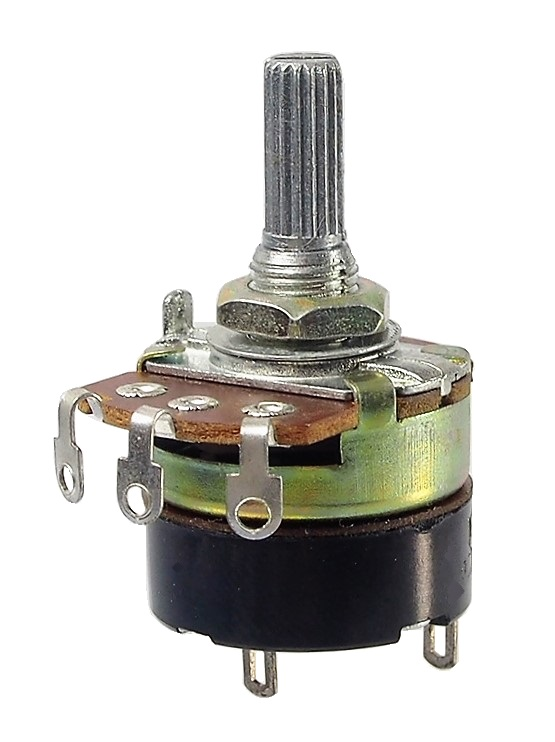 Potentiomètre linéaire avec interrupteur - 50 KΩ