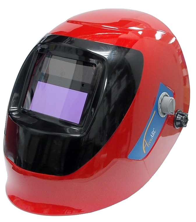 Casque de soudure avec lentille auto-obscurcissant