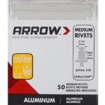 Paquet de 50 rivets 3/16" (5 mm) en aluminium