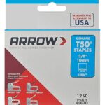 Boite de 1250 agrafes Arrow T50 3/8"