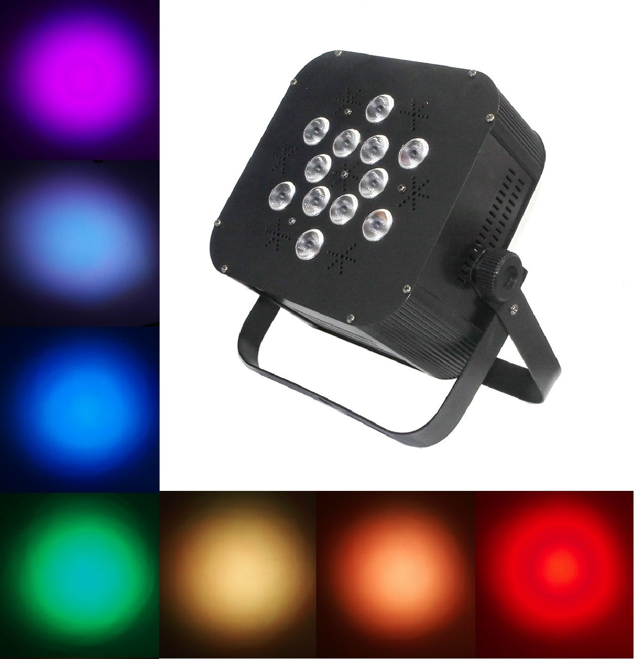 Projecteur PAR avec DELs 3 en 1 (RGB)