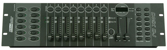 Contrôleurs d'éclairage DMX Eliminator DMX-DJ