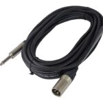 Câble Digiflex 1/4" mâle stéréo à XLR mâle - 25'