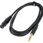 Câble Digiflex XLR femelle à 1/4" (6.3 mm) TRS mâle stéréo de 6 pieds