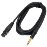 Câble Digiflex XLR femelle à 1/4" (6.3 mm) TRS mâle stéréo de 10 pieds