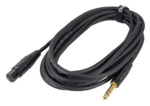 Câble Digiflex XLR femelle à 1/4" (6.3 mm) TRS mâle stéréo de 20 pieds