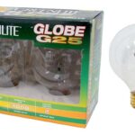 Paquet de 2 ampoules type globe de 40 Watts