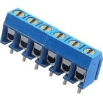 Bornier à vis à 6 contacts 300V 16 ampères