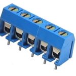 Bornier à vis à 5 contacts 300V 16 ampères