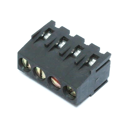 Bornier à vis à 4 contacts 300V 15 ampères
