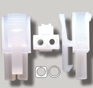 Prise Molex mâle 2 contacts 0.062’’