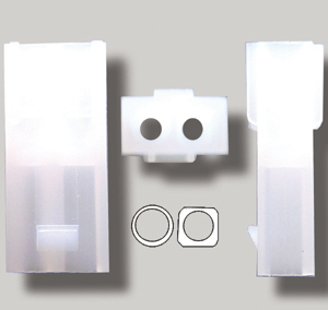 Prise Molex femelle à 2 contacts 0.062