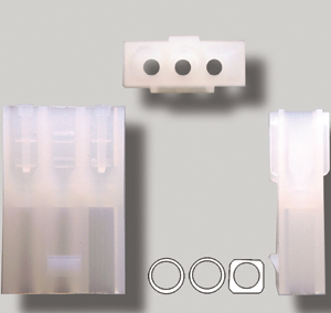 Prise Molex femelle à 3 contacts 0.062