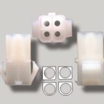Prise molex femelle à 4 contacts 0.093’’