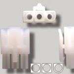 Prise molex mâle à 3 contacts 0.093’’