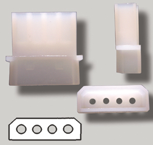 Prise molex femelle à 4 contacts 0.084