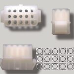 Prise molex mâle à 12 contacts 0.093’’"