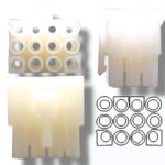 Prise molex mâle 12 contacts  0.100"