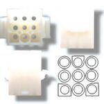 Prise molex femelle 9 contacts  0.100"