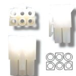 Prise molex mâle 6 contacts  0.100"