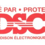Autocollant "Protégé par DSC" pour fenêtres