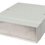 Boîtier Hammond 1598CSGY - 7" x 6" x 2"