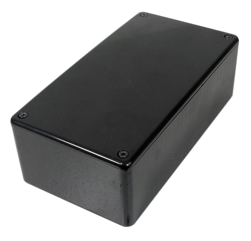 Boîtier Hammond 1591DSBK - 5.9" x 1.8" x 3.3