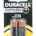 Paquet de 2 piles Duracell de type N alcaline