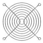 Grille pour ventilateur 120 mm (4-5/8")