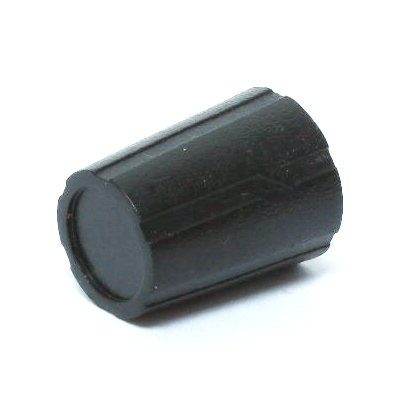 Bouton de contrôle en plastique noir