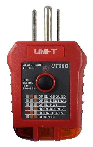 Testeur de voltage avec GFCI UNI-T UT08B