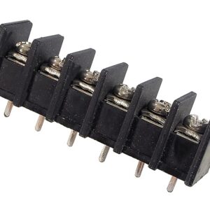 Bornier à souder 300V  25 ampères - 6 contacts