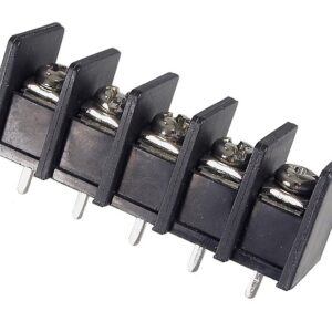 Bornier à souder 300V  25 ampères - 5 contacts